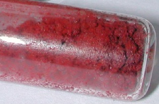 Echantillon de phosphore rouge