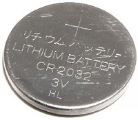Pile bouton au lithium