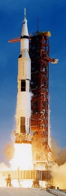 Décollage d'une Saturne V