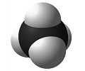 Molécule de méthane